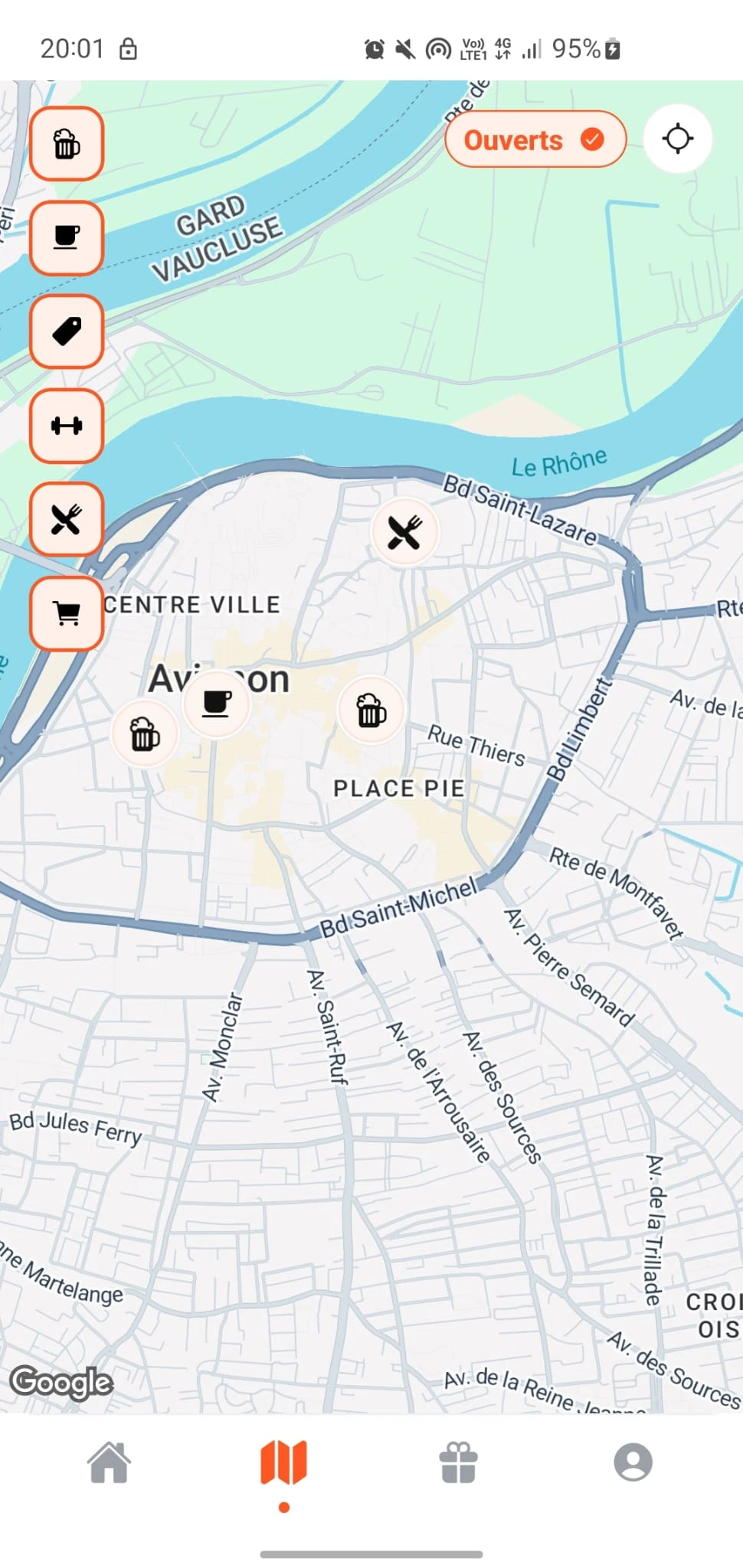 Trouvez les partenaires